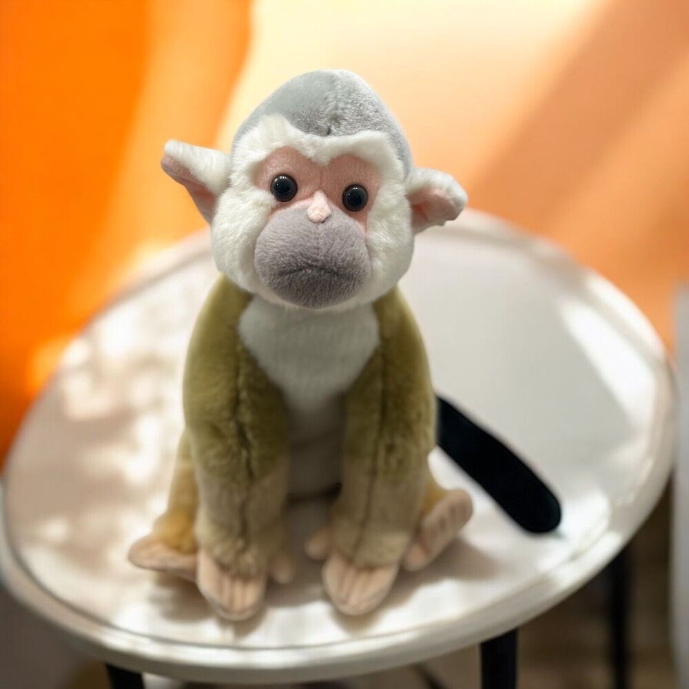 Wild Republic Light‎ Brown/Beige Monkey 11" Plush Stuffed Animal Toy Jungle